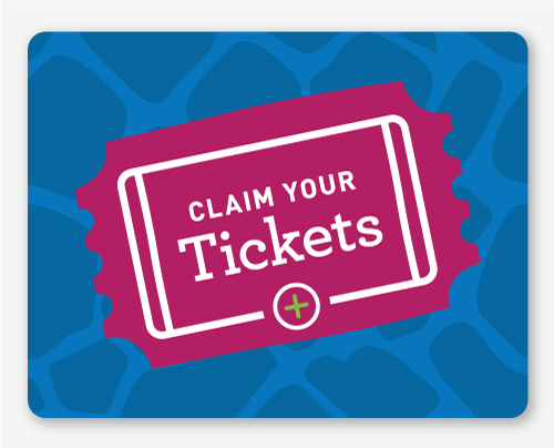Claim your tickets button 